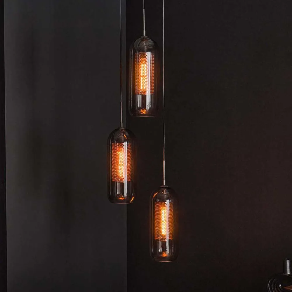 Wohnen 3-flammige Pendelleuchte modern - Bajan