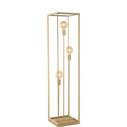 Wohnen 3-flammige Stehleuchte in Gold - Gannices