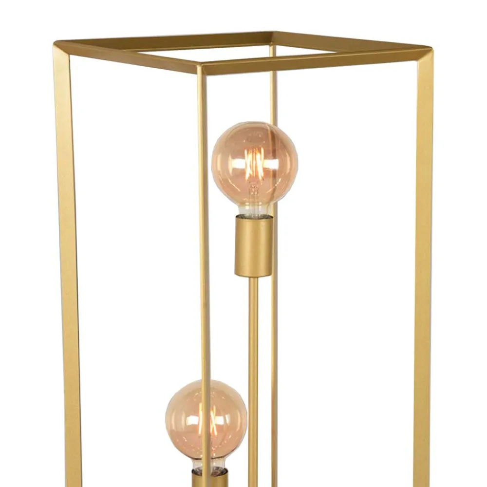 Wohnen 3-flammige Stehleuchte in Gold - Gannices