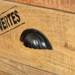 Wohnen Flaschenkommode Indri auf Rollen