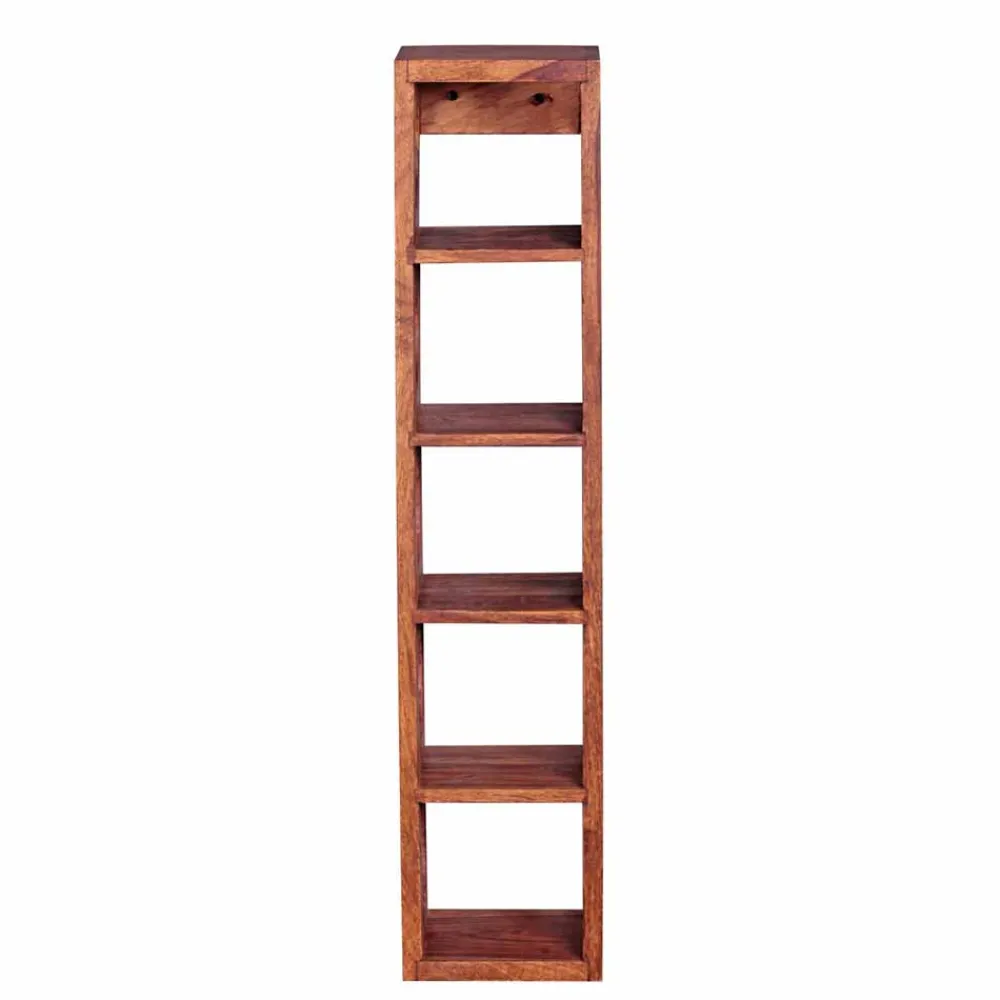 Wohnen Esszimmerschränke*Flaschenregal Hoslo aus Massivholz Sheesham