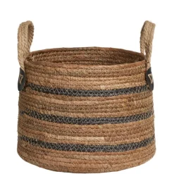 Wohnen Flechtkorb Set aus Bananenblatt - Avocado (zweiteilig)