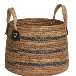 Wohnen Flechtkorb Set aus Bananenblatt - Avocado (zweiteilig)