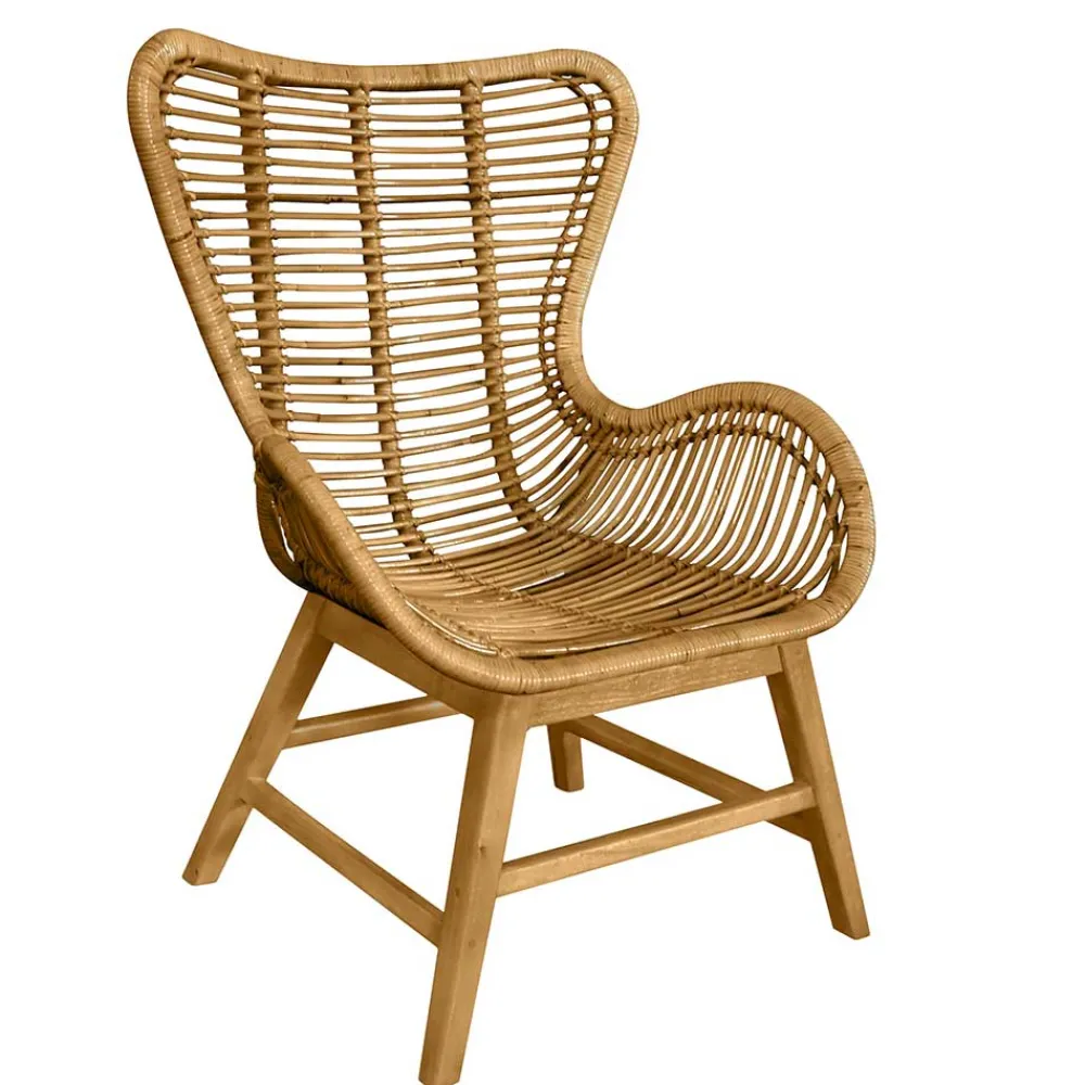 Wohnen Fledermaus Sessel aus Rattan - Krems