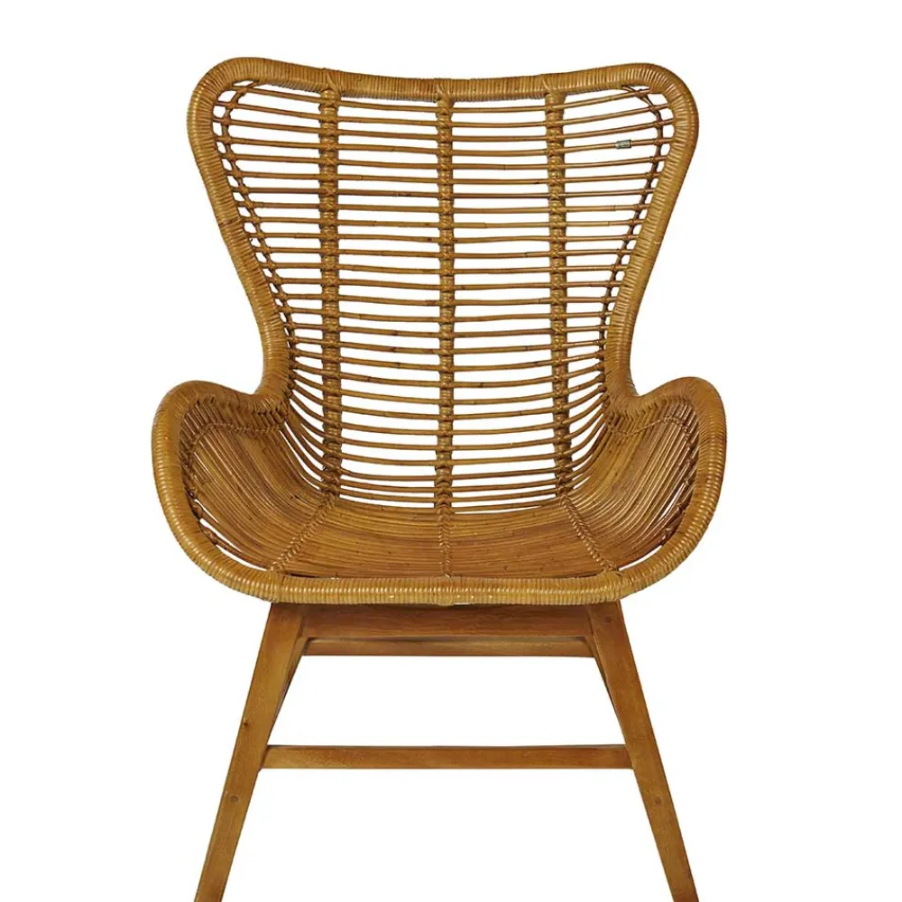 Wohnen Fledermaus Sessel aus Rattan - Krems