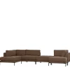 Wohnen Sofas|Sofa*Flexible Couch aus Modulen in Braun - Ravonia (fünfteilig)
