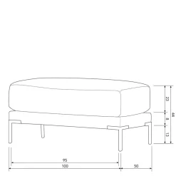 Wohnen Sofas|Sofa*Flexible Couch aus Modulen in Braun - Ravonia (fünfteilig)