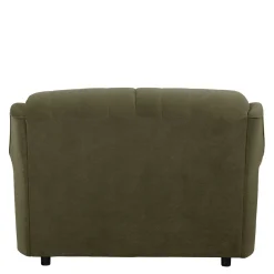 Wohnen Sofas|Sofa*Flockstoff Couch in Dunkelgrün - Ramira