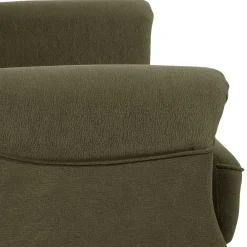 Wohnen Sofas|Sofa*Flockstoff Couch in Dunkelgrün - Ramira