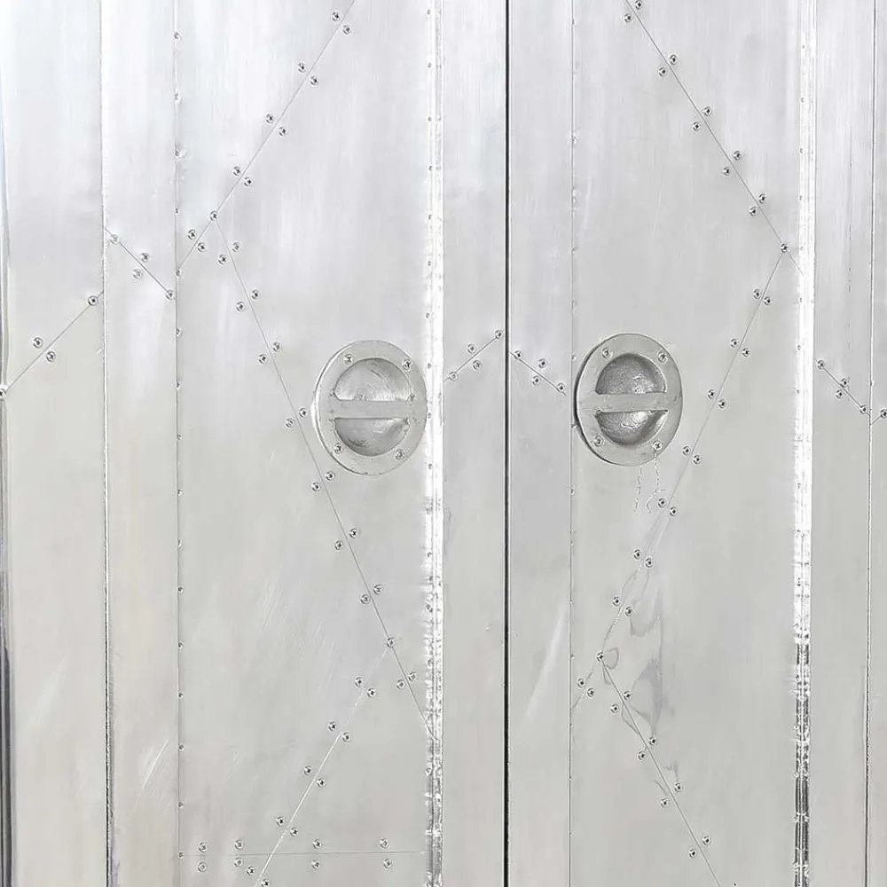 Wohnen Flugzeug Design Flurmöbel aus Alu - Pilot (vierteilig)