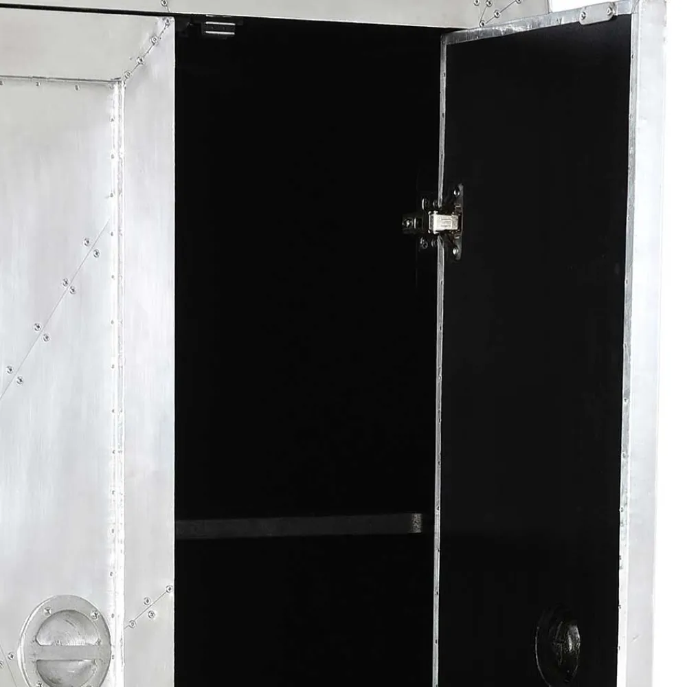 Wohnen Flugzeug Design Flurmöbel aus Alu - Pilot (vierteilig)