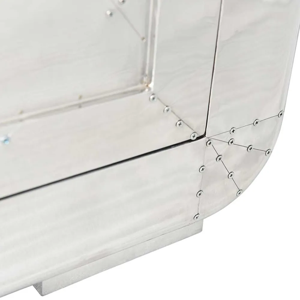 Wohnen Flugzeug Design Flurmöbel aus Alu - Pilot (vierteilig)