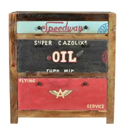 Wohnen Flur Designmöbel aus Recyclingholz - Creek (fünfteilig)