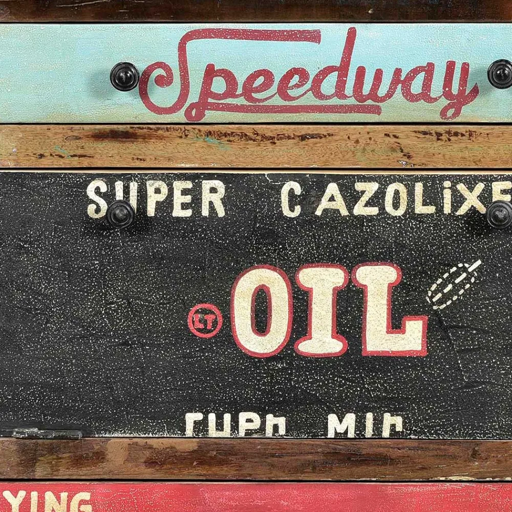 Wohnen Flur Designmöbel aus Recyclingholz - Creek (fünfteilig)