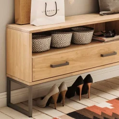 Wohnen Flur Garderobe & Spiegel & Bank - Dulciana (dreiteilig)