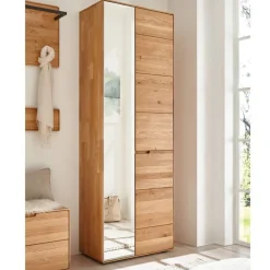 Wohnen Garderobenschränke*Flur Garderobenschrank aus Wildeiche Massivholz - Darcona