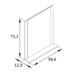 Wohnen Flur Garderobenspiegel mit Ablage - Anderian