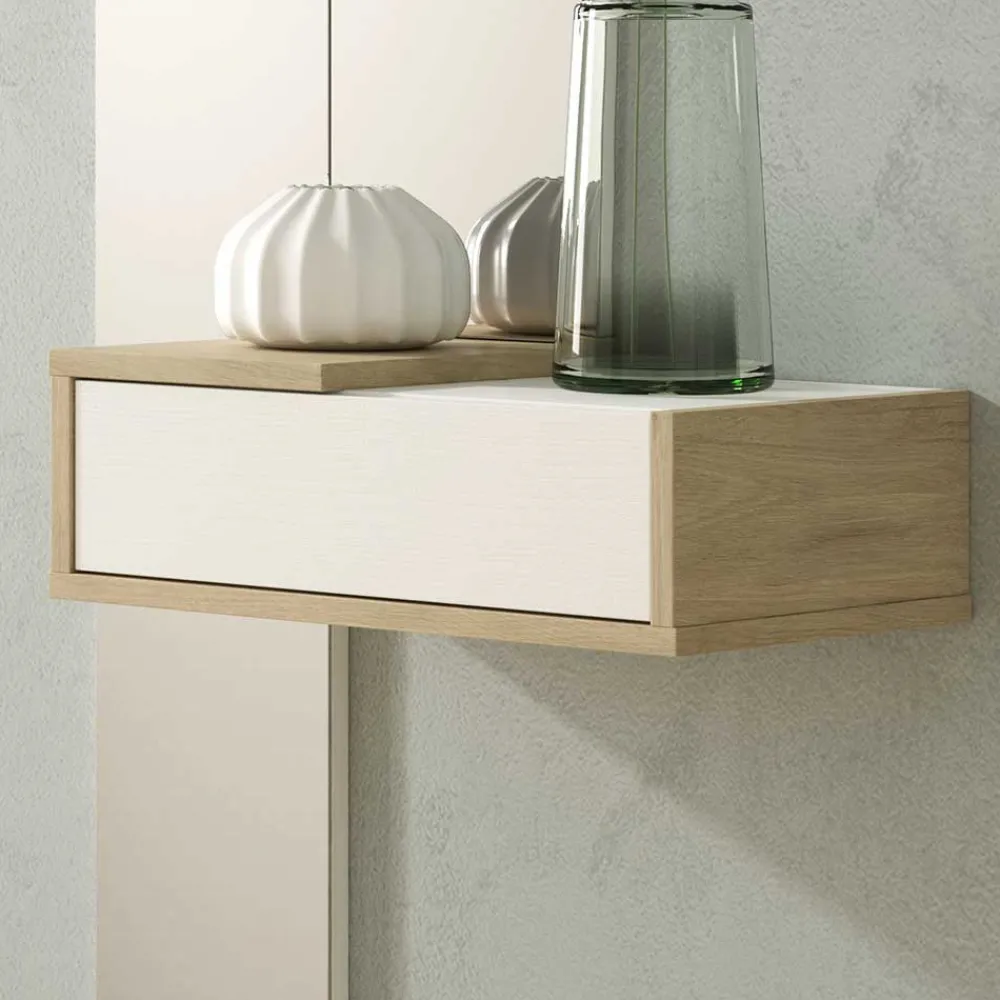 Wohnen Flur Hängekonsole & Spiegel Duo - Lotivera (dreiteilig)