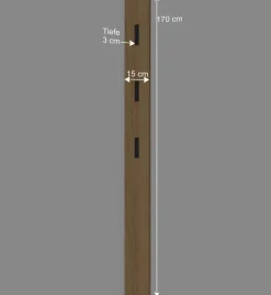 Wohnen Flur Hängeschrank & Garderobe & Spiegel - Point (dreiteilig)