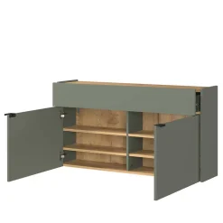 Wohnen Flur Hängeschrank & Garderobe & Spiegel - Point (dreiteilig)