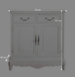 Wohnen Flur Kommode Liacora in Weiß