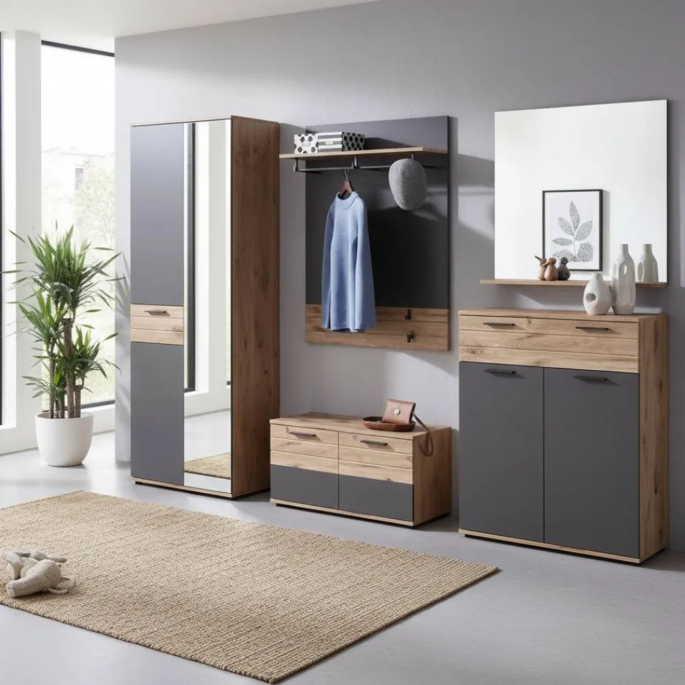 Wohnen Flur Möbelprogramm als Set - Catamaron (fünfteilig)