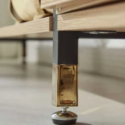 Wohnen Schwarze Möbel|Loft Möbel*Flur Regal Garderobe in Akazie & Schwarz - Ricinga