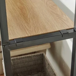 Wohnen Flur Regal Garderobe mit zwei Kleiderstangen - Vilettra