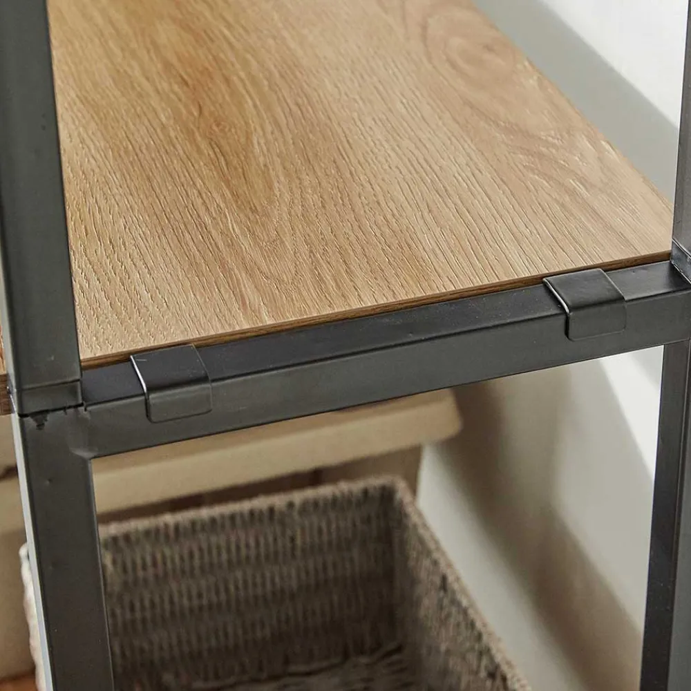 Wohnen Flur Regal Garderobe mit zwei Kleiderstangen - Vilettra