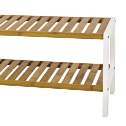 Wohnen Schuhschränke*Flur Schuhregal Kollage in Weiß