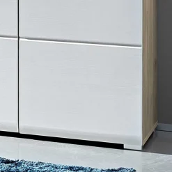 Wohnen Schuhschränke*Flur Schuhschrank Brosgo in Weiß Silbereiche