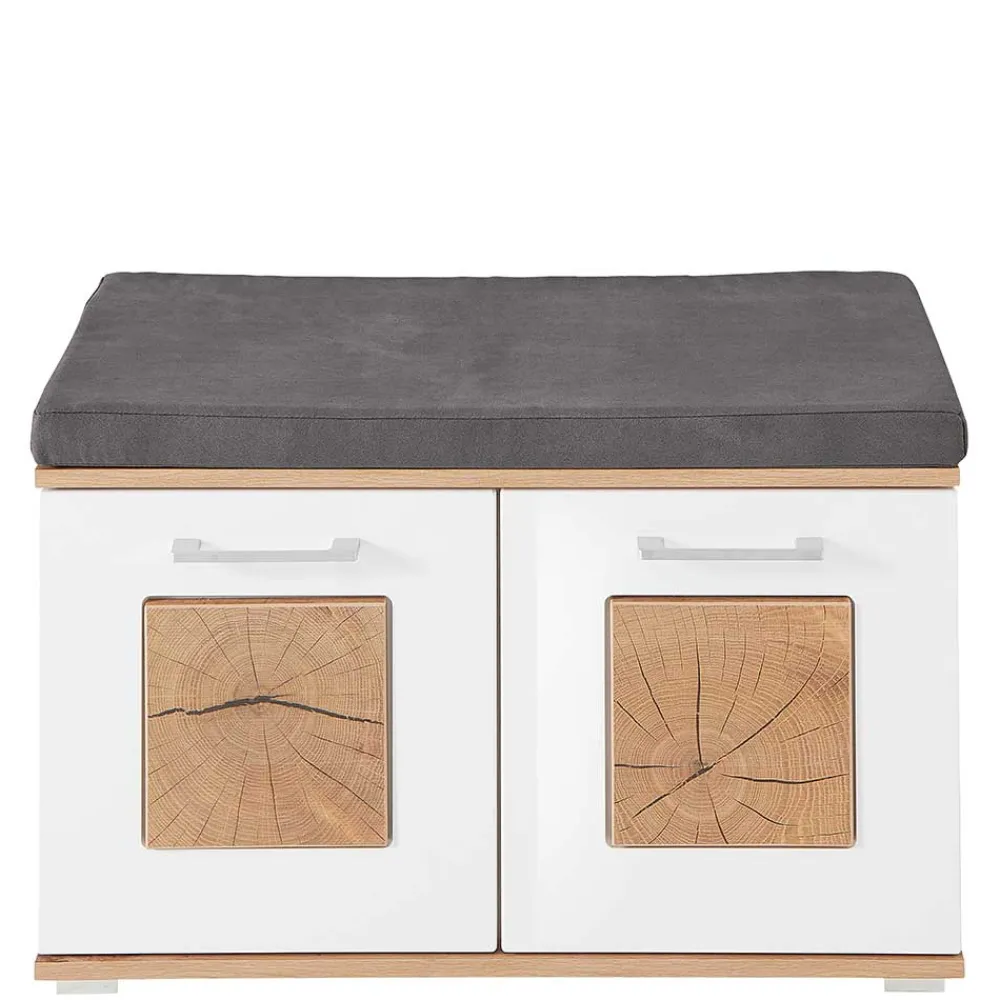 Wohnen Sitzbank|Küchenbänke*Flurbank für Schuhe 2-türig - Cluster