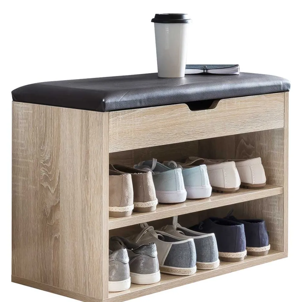 Wohnen Schuhschränke|Sitzbank*Flurbank mit 2 Fächern & Truhe - Mavricara I