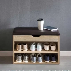 Wohnen Schuhschränke|Sitzbank*Flurbank mit 2 Fächern & Truhe - Mavricara I