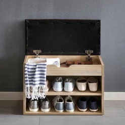 Wohnen Schuhschränke|Sitzbank*Flurbank mit 2 Fächern & Truhe - Mavricara I