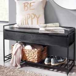 Wohnen Flurbank mit Truhe & Schuhablage - Agenda