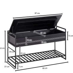 Wohnen Flurbank mit Truhe & Schuhablage - Agenda