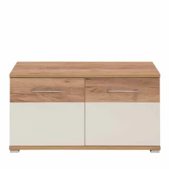 Wohnen Sitzbank|Esszimmerbänke*Flurbank Vicanossa in Weiß Eiche