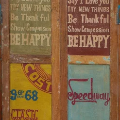 Wohnen Flureinrichtung aus Recyclingholz - Creek (vierteilig)