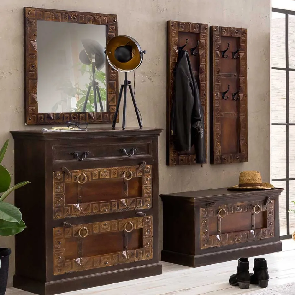 Wohnen Flureinrichtung im Kolonialstil - Solapura (fünfteilig)