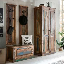 Wohnen Diele Komplett|Shabby Chic Möbel*Flureinrichtung im Shabby Chic - Jamaica (vierteilig)