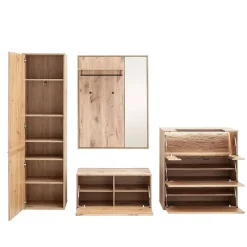 Wohnen Flureinrichtung Komplettset modern - Vapposia (vierteilig)