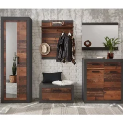 Wohnen Garderoben|Garderoben*Flureinrichtung Möbel Set groß - Timuras (fünfteilig)