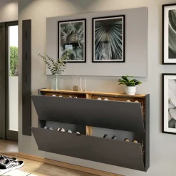 Wohnen Flureinrichtung Möbelset modern - Sidgarus (zweiteilig)