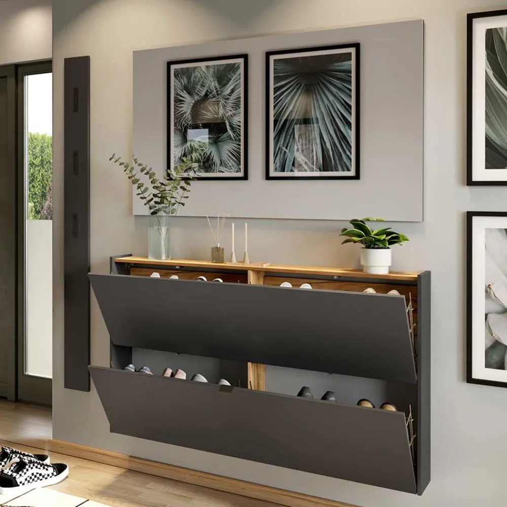 Wohnen Flureinrichtung Möbelset modern - Sidgarus (zweiteilig)