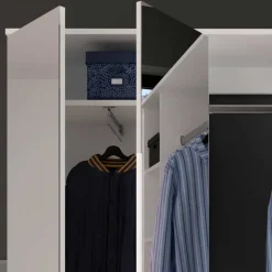 Wohnen Flureinrichtung Schrankwand 212x193x34 cm - Ejulia (dreiteilig)