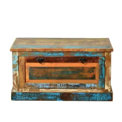 Wohnen Shabby Chic Möbel|Diele Komplett*Flurgarderobenset Jamaica in Bunt Shabby Chic (sechsteilig)