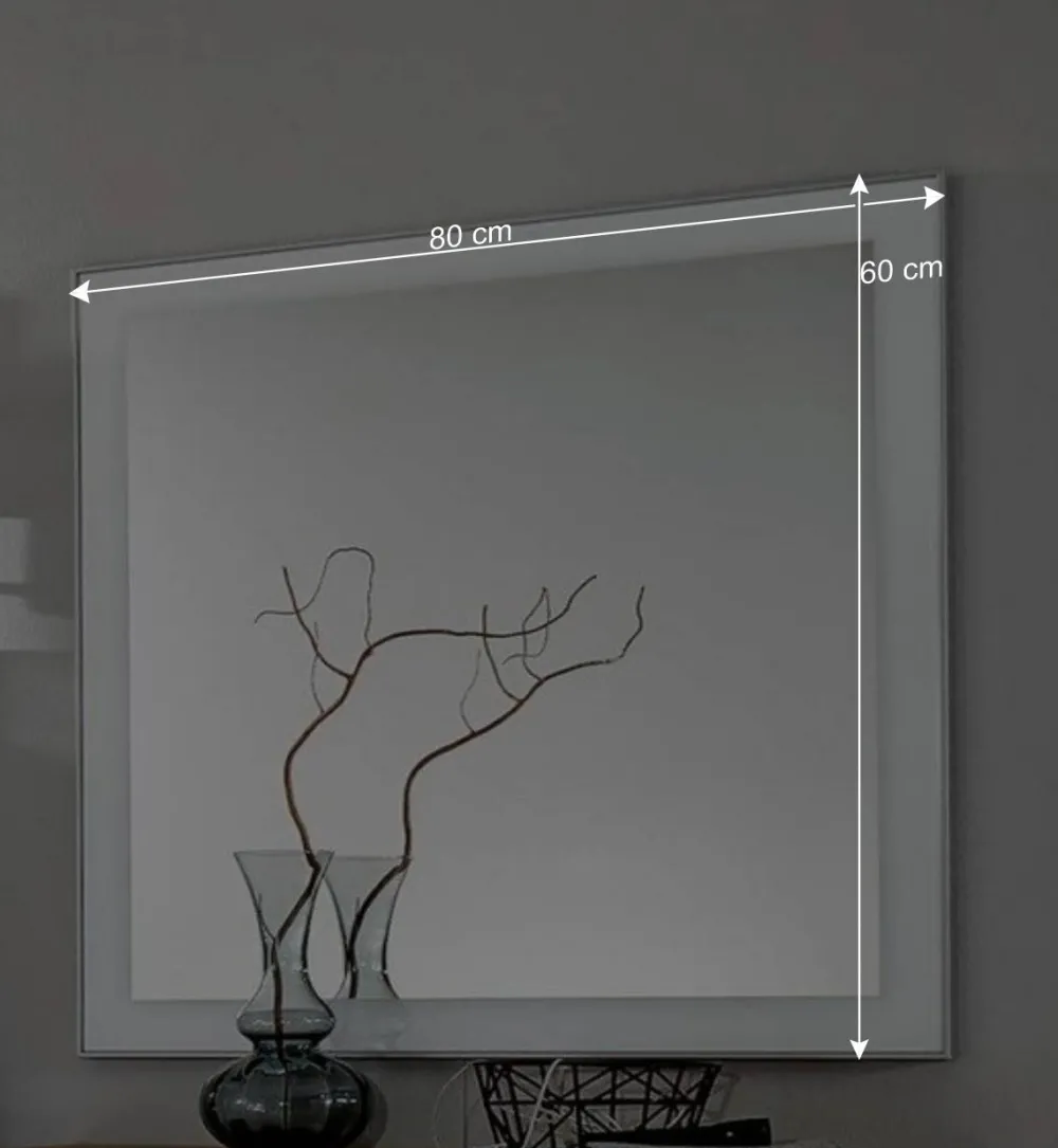 Wohnen Flurgarderobenset Wynoca in Weiß Glas beschichtet (fünfteilig)