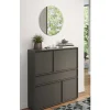 Wohnen Flurkommode und Spiegel Set - Flemingo (zweiteilig)