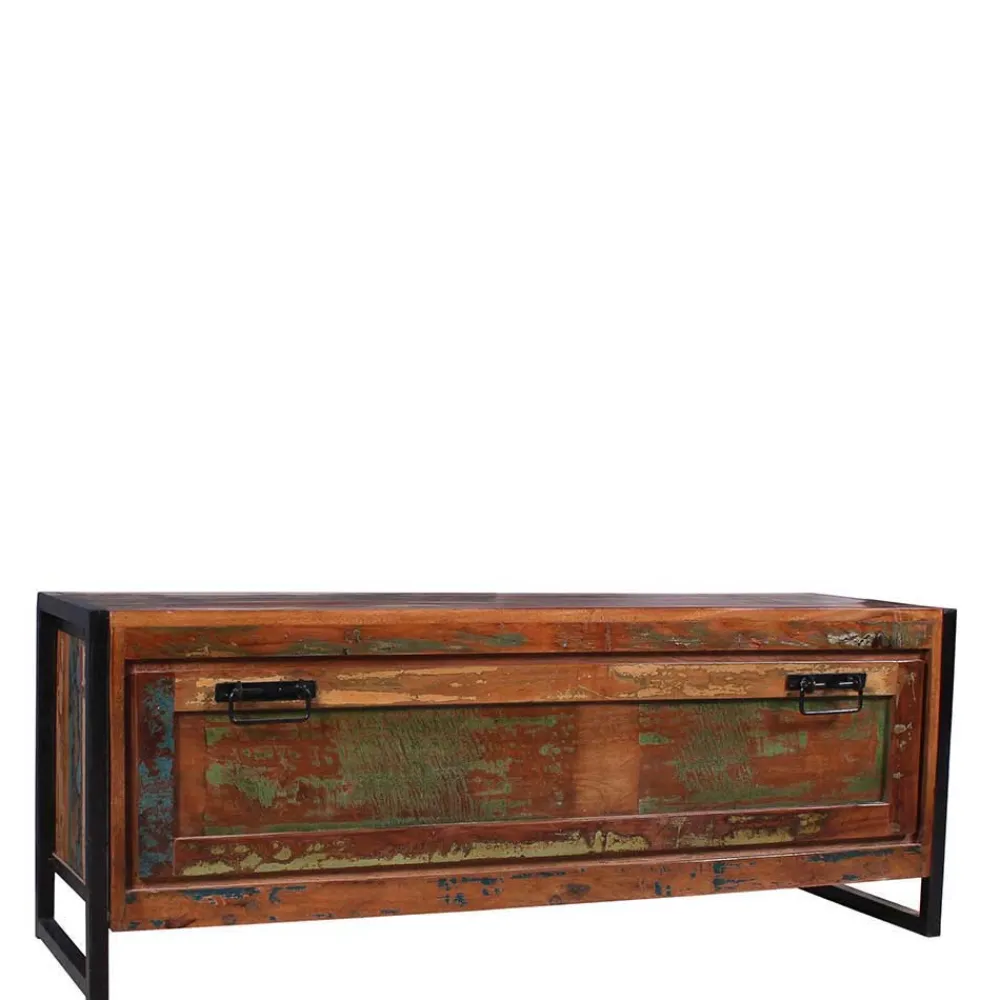 Wohnen Diele Komplett|Shabby Chic Möbel*Flurmöbel im Shabby Chic Set - Ensley (vierteilig)